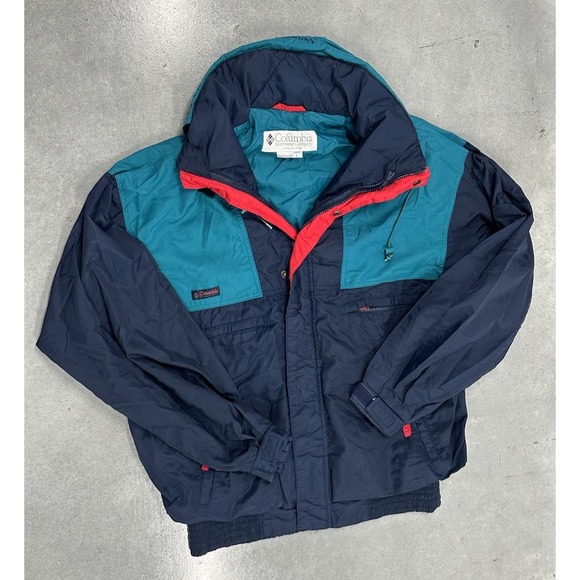 Columbia Other - Vintage Columbia Sportswear Jacket Men's L 90s Colorblock Ski Windbreaker Korea